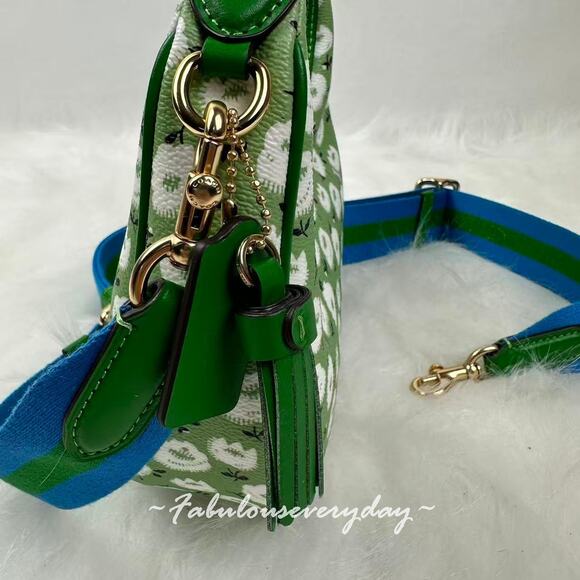 Coach Carmen Mini Crossbody Bag With Floral Print Kelly Multi CBI58 NWT - Picture 3 of 11